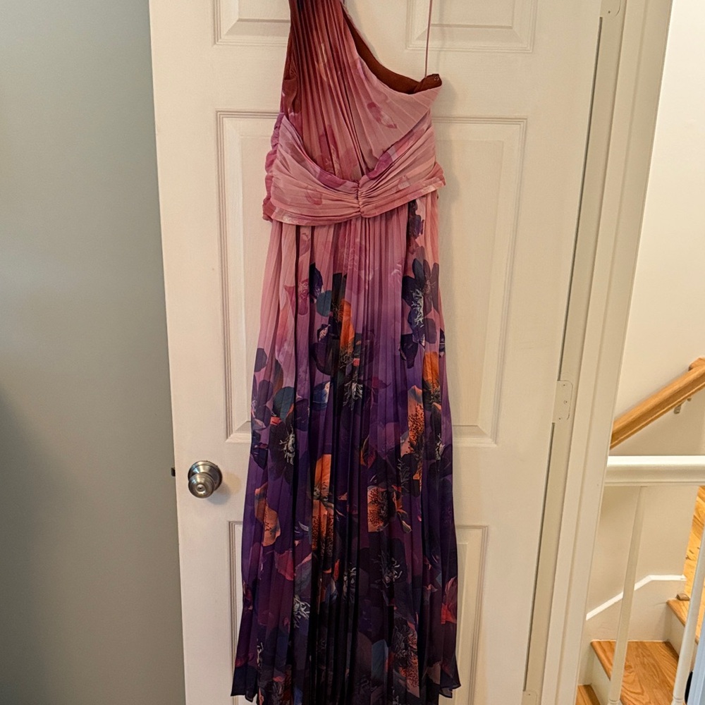 Karen Millen Pink and Purple Floral Dress